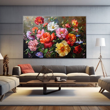 Canvas Flower Oil Painting